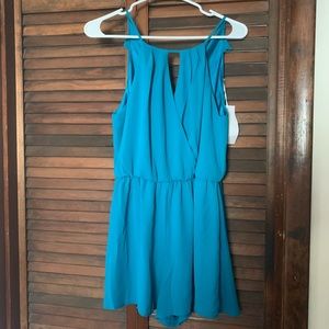 NWT blue romper size small from franchescas
